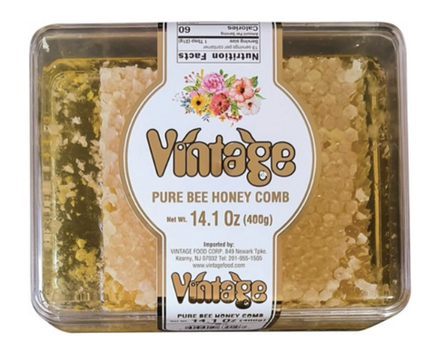 Pure Bee Honeycomb (Vintage) 14 oz (400g) - Parthenon Foods