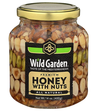 Honey with Nuts (Wild Garden) 14 oz (400g)