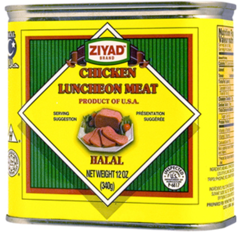 Chicken Luncheon Meat (ziyad) 12oz - Parthenon Foods