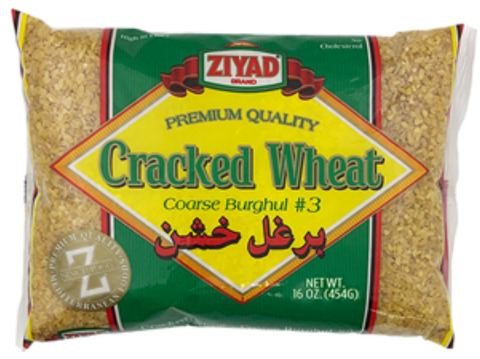 Cracked Wheat, #3 Coarse Burghul (Ziyad) 16 oz - Parthenon Foods