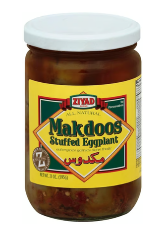 Makdoos, Stuffed Eggplants (Ziyad) 21oz (600g) - Parthenon Foods