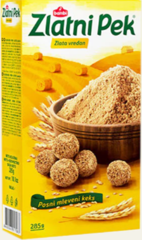 Zlatni Pek, GROUND Biscuit (Bambi) 285g - Parthenon Foods