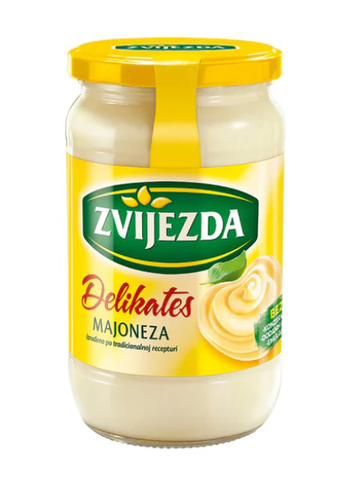 Mayonnaise, Delikates Majoneza (Zvijezda) 620g - Parthenon Foods