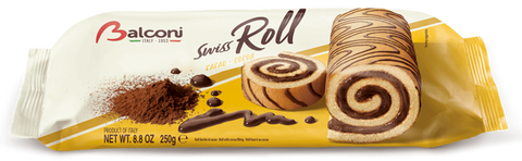 Swiss Roll, Cocoa (Balconi) 250g - Parthenon Foods