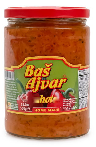 Bas Ajvar-Hot, 530g - Parthenon Foods