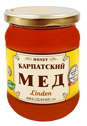 Linden Honey (Carpathian) 650 g (22.93 oz) - Parthenon Foods