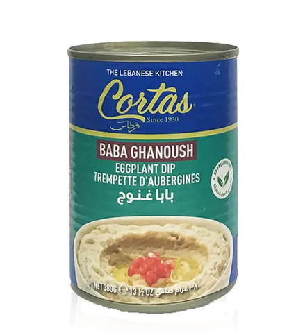 Eggplant Dip, Baba Ghanoug (Cortas) 13.5 oz - Parthenon Foods