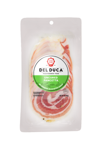 Pancetta, Bacon, Sliced, 3 oz, Daniele (Del Duca) - Parthenon Foods
