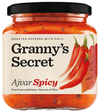 Granny's HOT Ayvar Roasted Red Pepper Spread 550g - Parthenon Foods