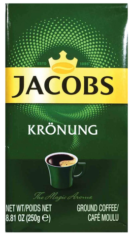 Ground Coffee, Kronung, (jacobs) 250g - Parthenon Foods