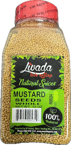 Mustard Seed, Whole (Livada) 10oz - Parthenon Foods