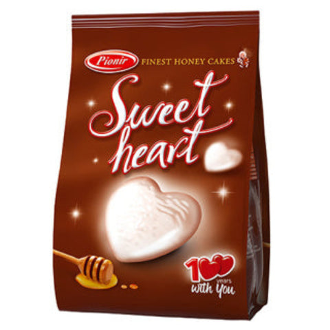 Sweet Heart Sugar Coated Honey Cakes -Glazed (Pionir) 150g - Parthenon Foods