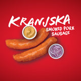 Kranjska Smoked Pork Sausage (Podravka) 1.0 Lbs - Parthenon Foods