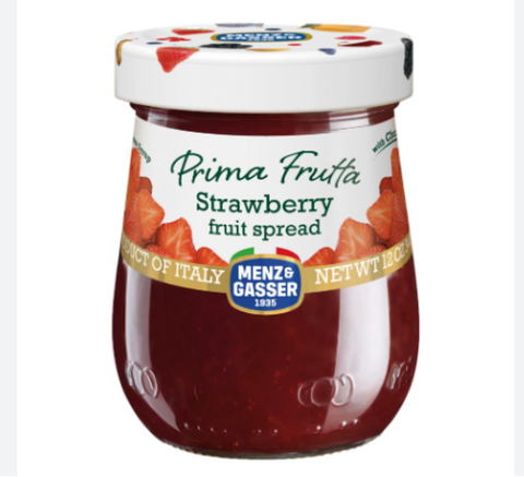 Strawberry Fruit Spread, Prima Frutta (Menz & Gasser) 12 oz - Parthenon Foods