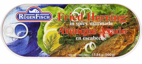 Fried Herring in Spicy Marinade (RuFi) 500g can - Parthenon Foods