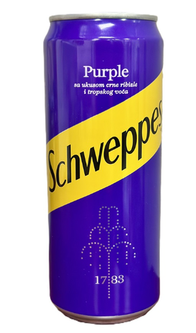 Schweppes Purple, 330 ml Can - Parthenon Foods