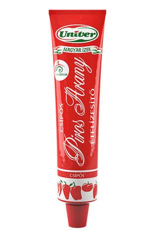 Pepper Paste HOT, Piros Arany IUTE (Univer) 160g Tube - Parthenon Foods