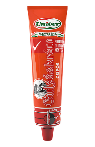 Goulash Paste HOT, Crema Gulas IUTE, (Univer) 160g Tube - Parthenon Foods