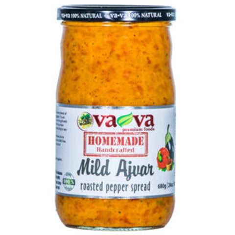 Home Made Ajvar-Mild (Vava) 24oz (680g) - Parthenon Foods