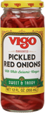 Pickled Red Onions (Vigo) 12 oz - Parthenon Foods