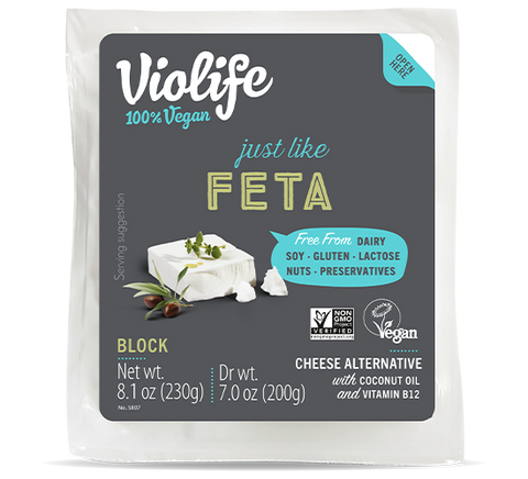 Vegan Just Like Feta Cheese (Violife) 7 oz (200g) - Parthenon Foods