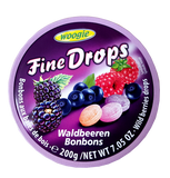 Fine Drops Forest Berries Candies (Woogie) 200g Tin - Parthenon Foods