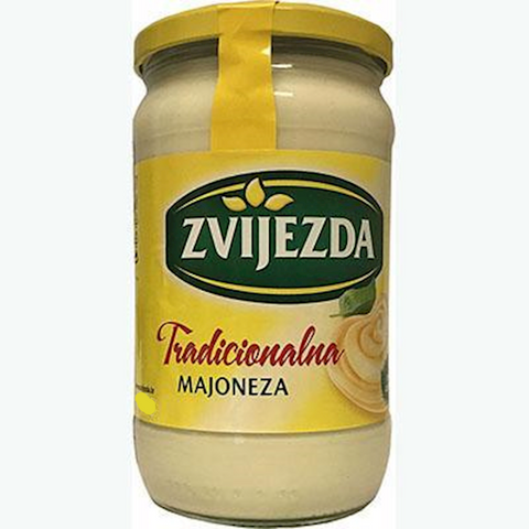 Mayonnaise, Delikates Majoneza (Zvijezda) 620g - Parthenon Foods