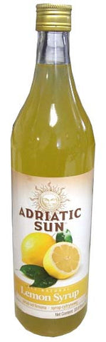 Lemon Syrup (Adriatic Sun) 33.8 fl oz (1L) - Parthenon Foods