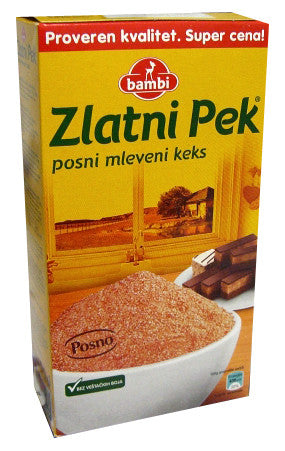 Zlatni Pek, GROUND Biscuit (Bambi) 285g - Parthenon Foods