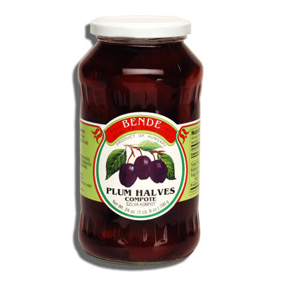 Plum Halves Compote, 24 oz - Parthenon Foods