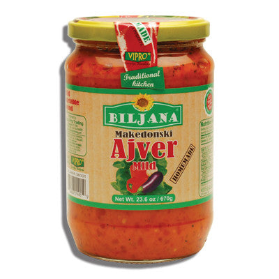 Home Made Ajver MILD (Biljana) 23.6oz (670g) - Parthenon Foods