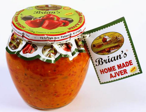 Brian's Home Made Ajver, Mild, 550g - Parthenon Foods