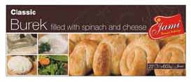 Classic Burek with Spinach and Cheese, 600g - Parthenon Foods