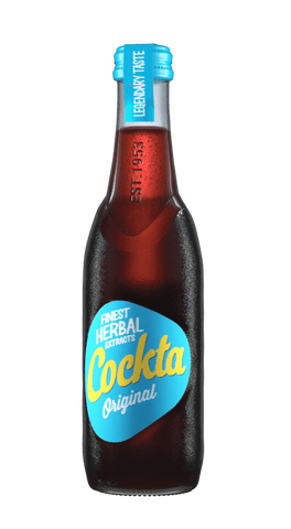 Cockta Soft Drink-Glass Bottle, 0.275 L (9.29 fl.oz.) - Parthenon Foods