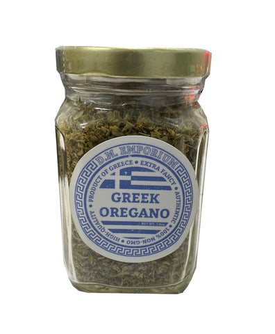 Greek Oregano, Extra Fancy (D.M.E.) 1 oz Jar - Parthenon Foods