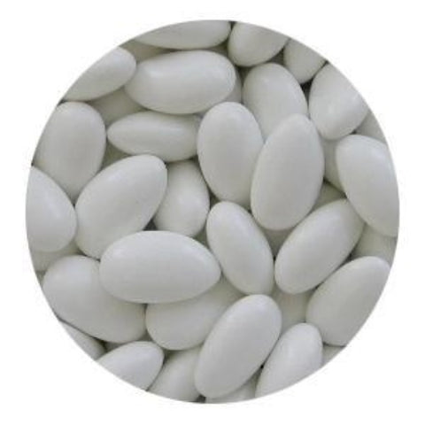 Jordan Almonds, Koufeta, Super Fine Premium, White, 10 lb Box - Parthenon Foods