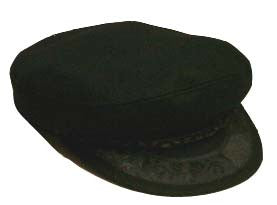 Greek Fisherman Hat, Black Wool, Size: Surprise Me - Parthenon Foods