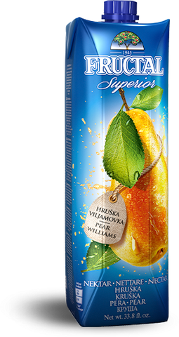 Pear Nectar (Fructal) 1L - Parthenon Foods