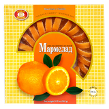 Gourmet Fruit Slices Jelly Candy, Orange, 265g Box - Parthenon Foods