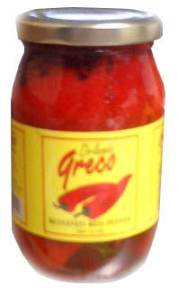 Roasted Red Peppers (Greco) 12oz - Parthenon Foods