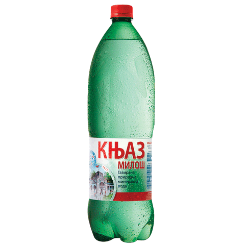 Knjaz Milos Natural Sparkling Mineral Water 1.5L - Parthenon Foods