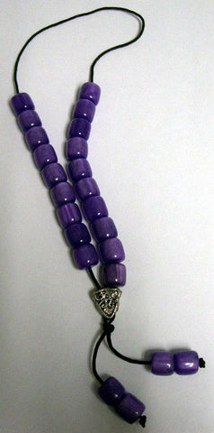 Worry Beads - Komboloi, Purple - Parthenon Foods
