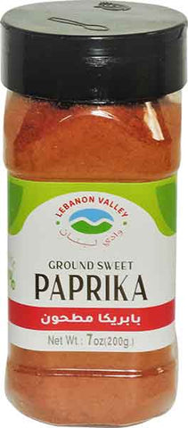 Ground Sweet Paprika (Lebanon Valley) 7 oz - Parthenon Foods