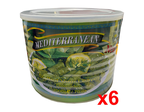 Stuffed Vine Leaves (Mediterranean) CASE (6 x 2 kg) - Parthenon Foods