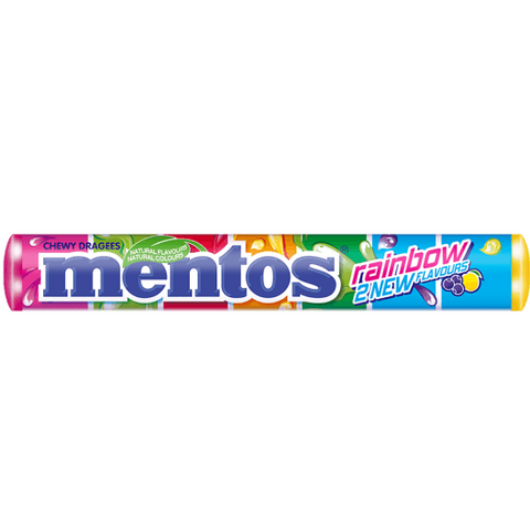 Mentos Rainbow Fruit, 37.5g - Parthenon Foods