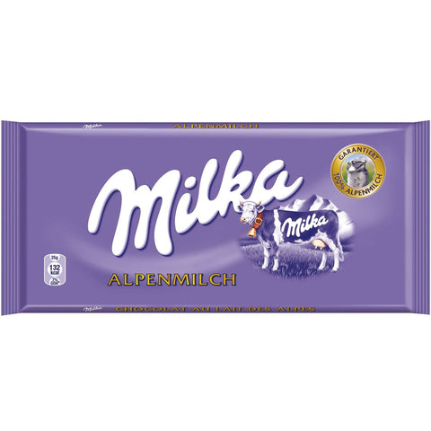 Milka Alpine Milk Chocolate, 90g - Parthenon Foods