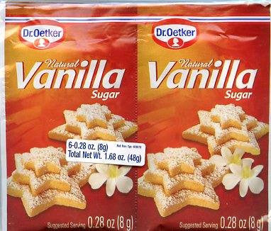 Natural Vanilla Sugar (oetker) 48g - Parthenon Foods