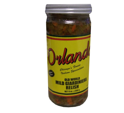 Mild Giardiniera Relish, 8oz - Parthenon Foods