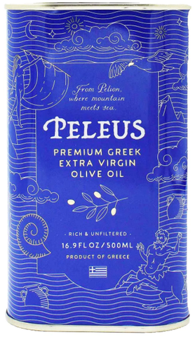 Peleus Greek Extra Virgin Olive Oil, 500 ml Tin - Parthenon Foods