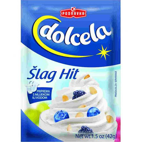 Slag Hit Powder -Whipped Topping (Podravka) 42g (1.5 oz) - Parthenon Foods